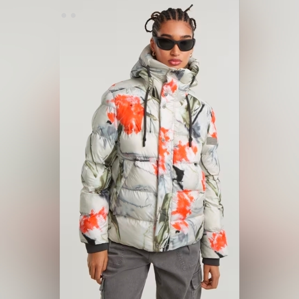 NEW! G-Star, Whistler Short Puffer, Multi -color, Size XS, MSRP $310.00, NWT!
